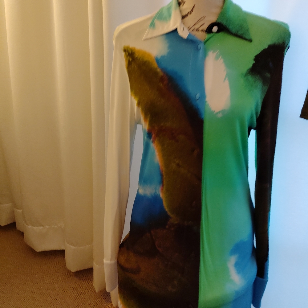 ESCADA Multicolor Women's Top And Pant Set